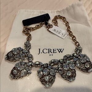 NWT J. Crew Gold and Silver Statement Necklace